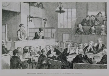El juicio en el Old Bailey, lámina 5 de 
